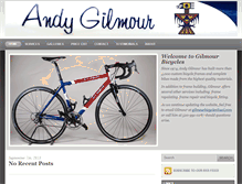 Tablet Screenshot of gilmourbicycles.us